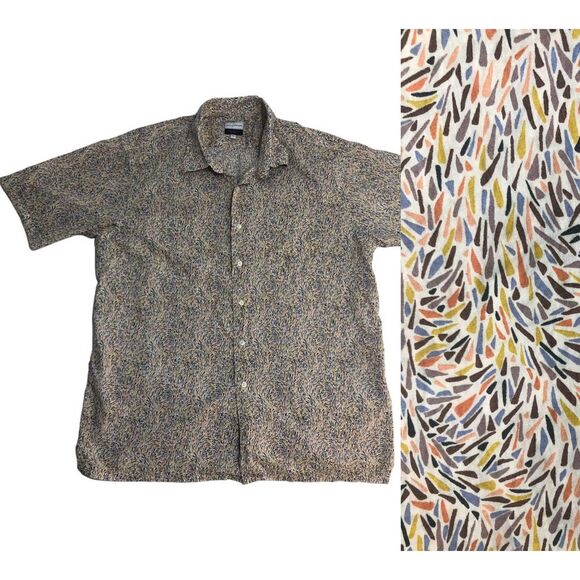 Maus & Hoffman Liberty Button Up Shirt XXL 2X Short Sleeve Double Pocket - Picture 1 of 6